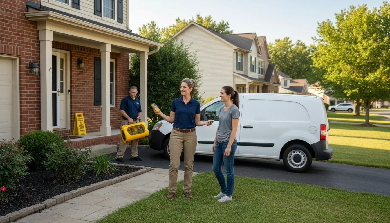Residential water damage restoration in Richburg, SC